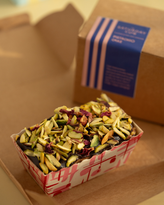 Mini Pistachio Loaf Cake
