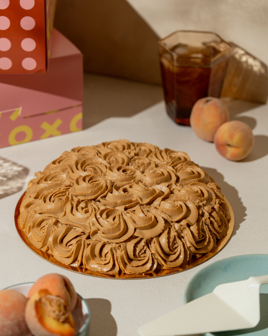 Peach & Coffee cake