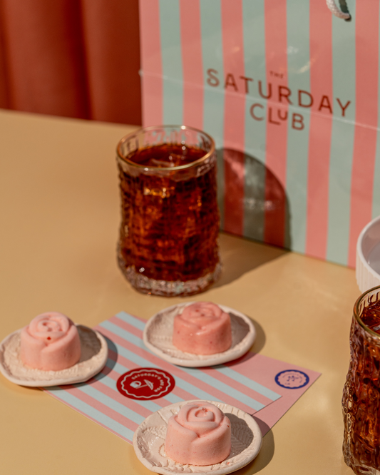 Rose Lychee Semifreddo