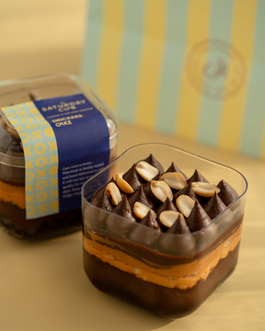 Snickers Cake Mini Tubs