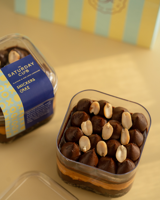 Snickers Cake Mini Tubs