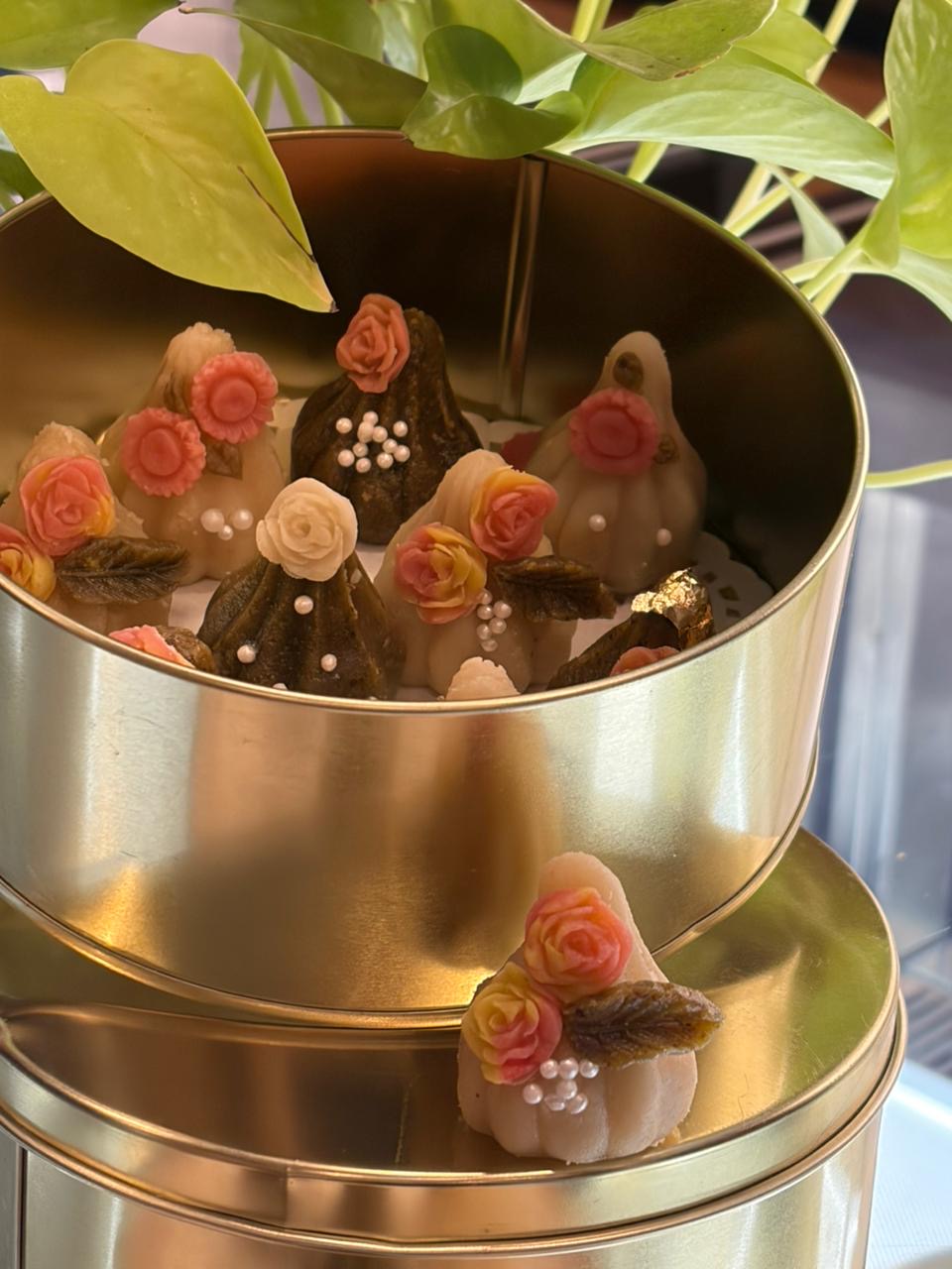 Assorted Pistachio & Almond Marzipan Modak (Box of 12)