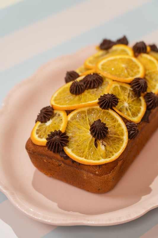 Orange Chocolate Chip Loaf Cake