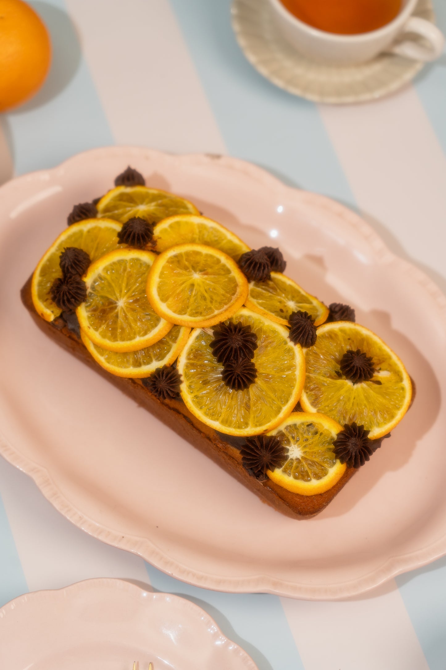 Orange Chocolate Chip Loaf Cake