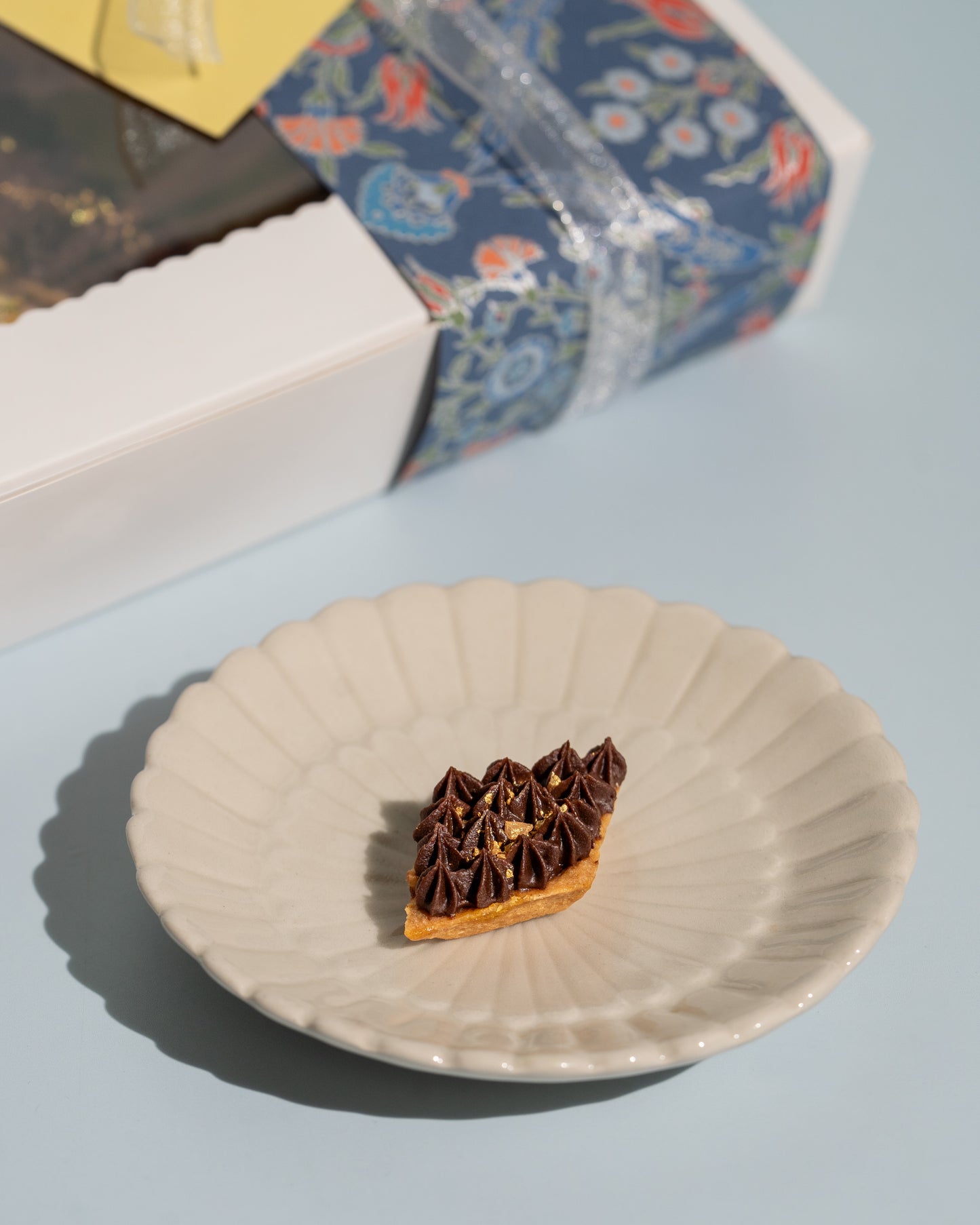 Dark Chocolate Sea-Salt Tarts