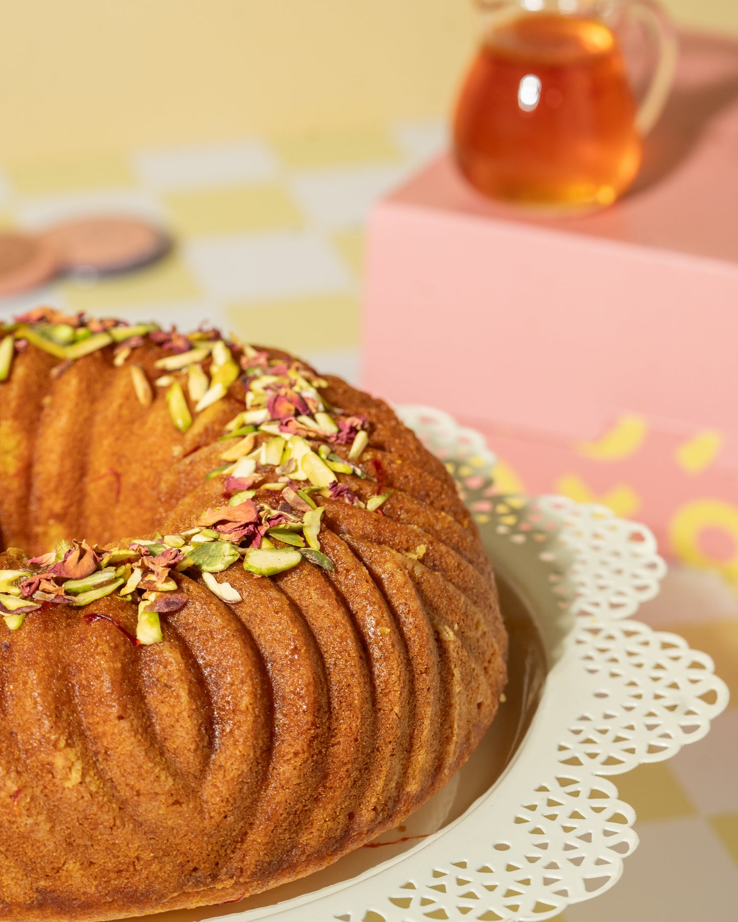 Gulab Jamun Bundt Cake