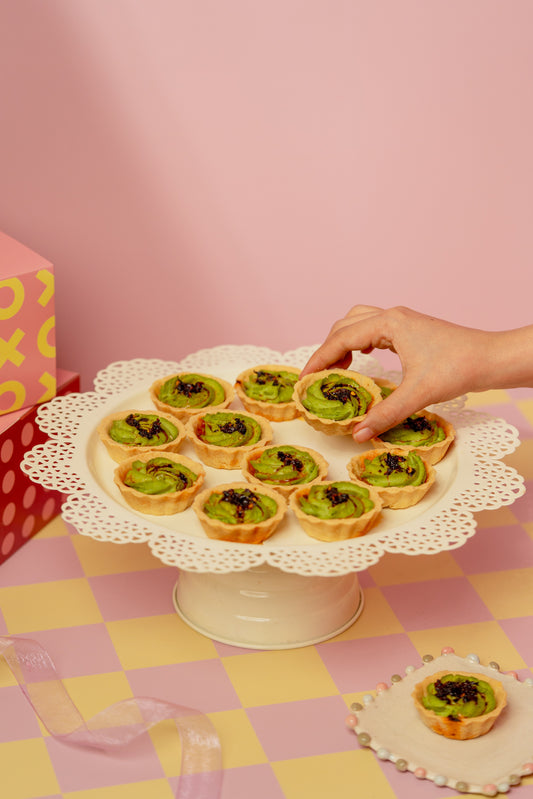 Sweet Peas & Wasabi Tart