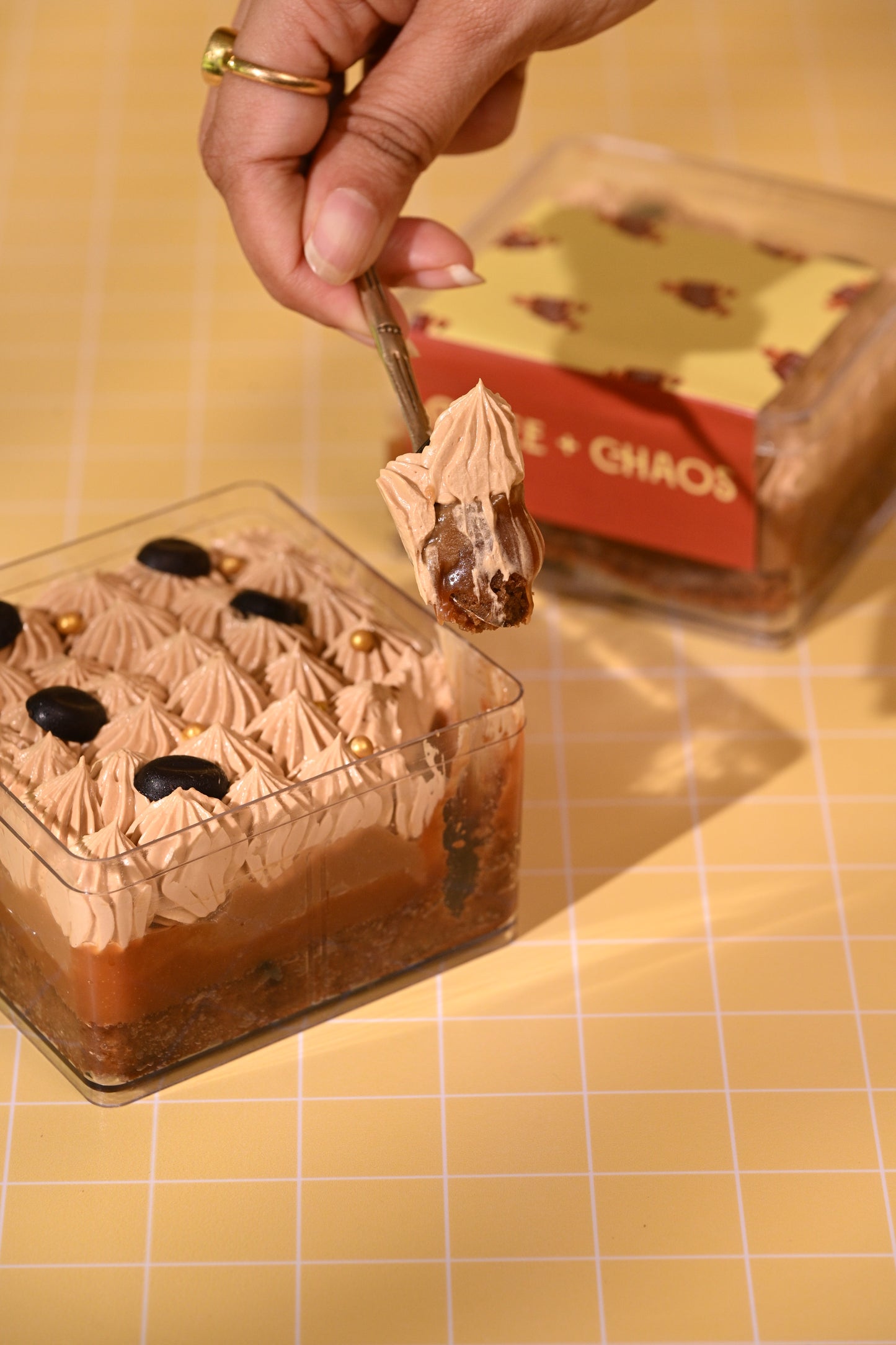 Coffee Byte Dabba Cake