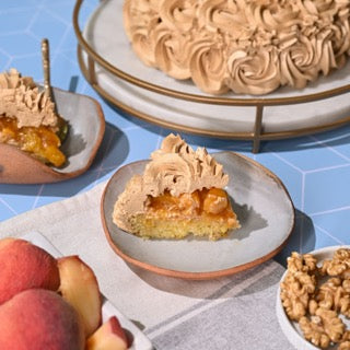 Peach & Coffee cake