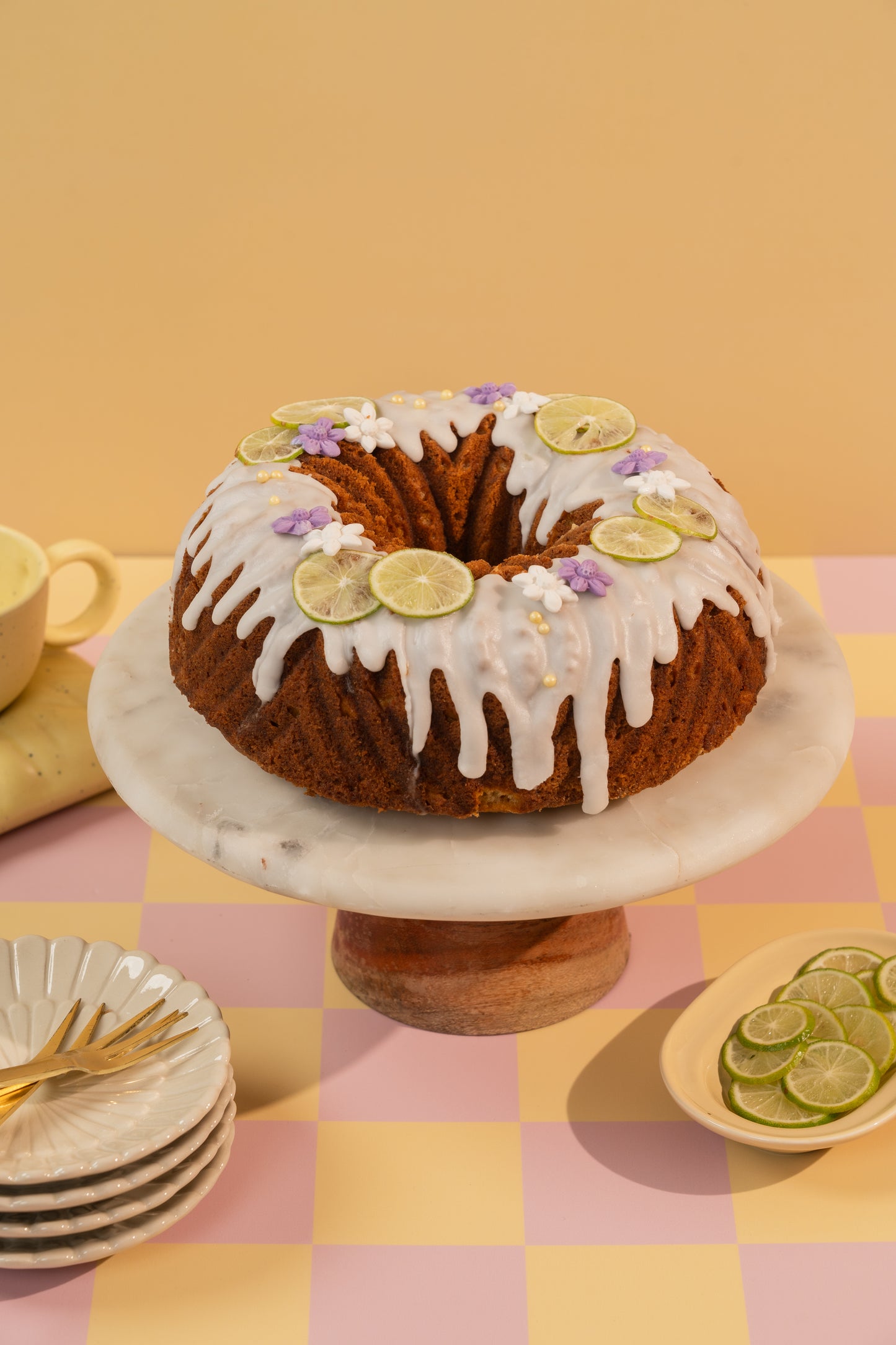 Lime & Lavender Bundt Cake