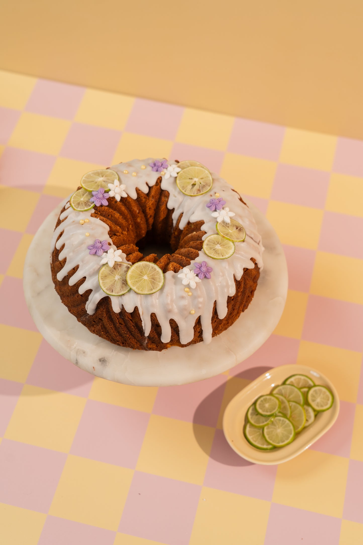 Lime & Lavender Bundt Cake