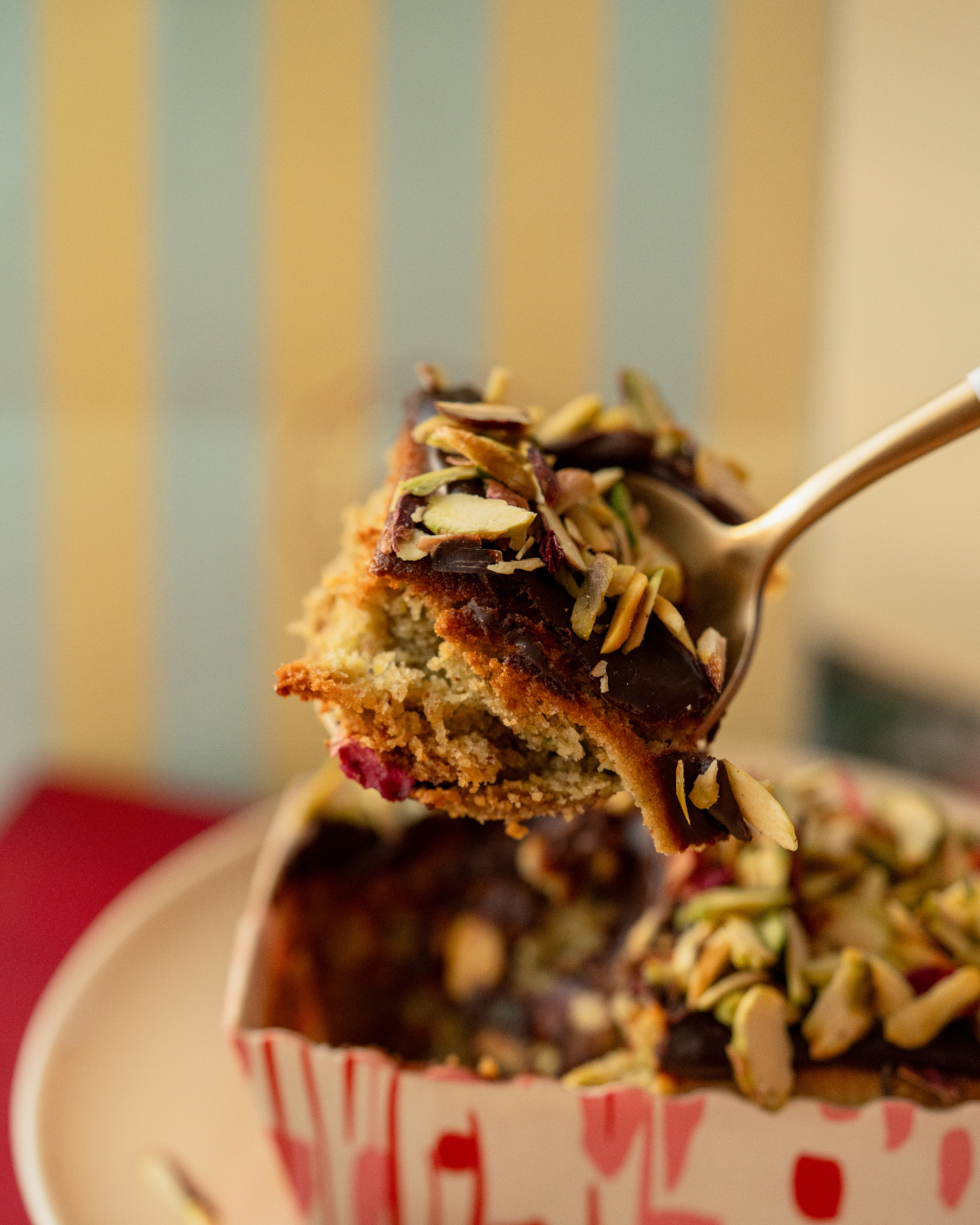 Mini Pistachio Loaf Cake