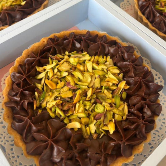 Pistachio Kunafa Tart