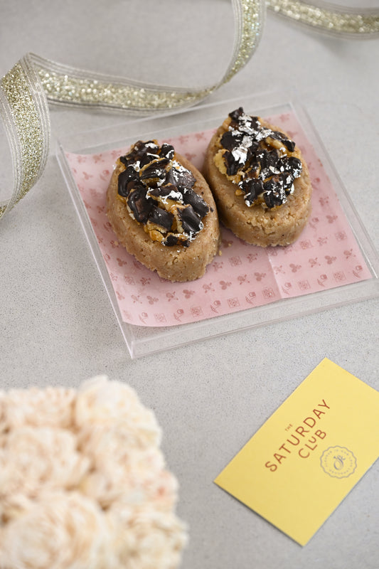 Akhrot Katlis with Walnut Brittle