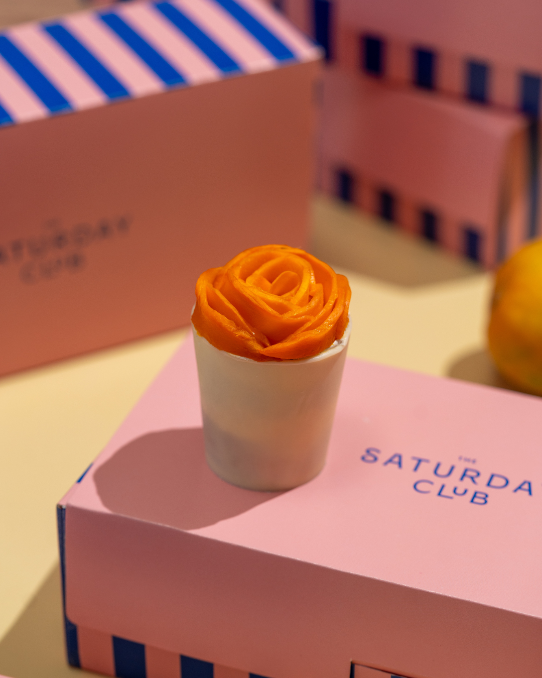 Mangoes & Cream Cake Cups