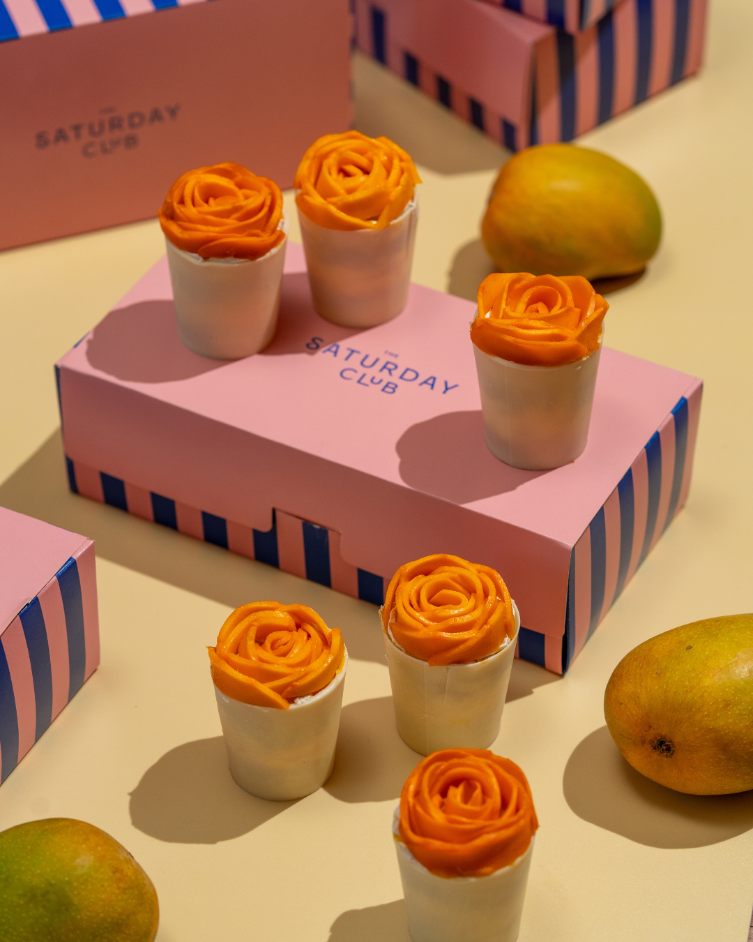 Mangoes & Cream Cake Cups