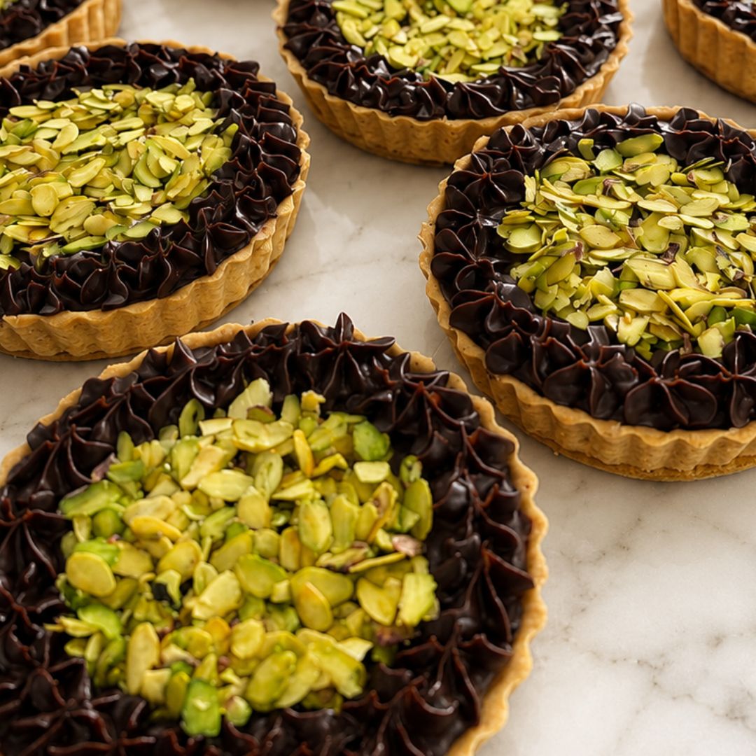 Pistachio Kunafa Tart