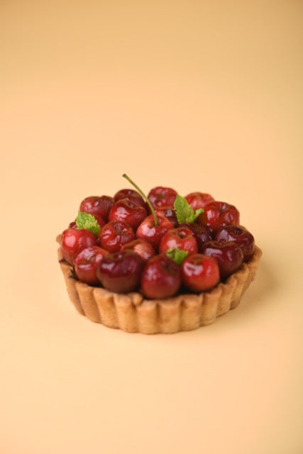 Cherry Marzipan Tart