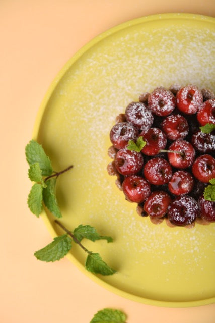 Cherry Marzipan Tart