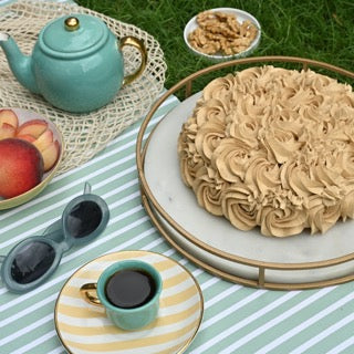 Peach & Coffee cake